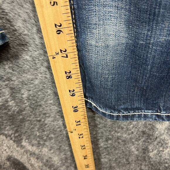 Big Star Jeans Mens 34S Fits 36x30 Union Regular Straight Medium Wash Fade Denim - Picture 7 of 10